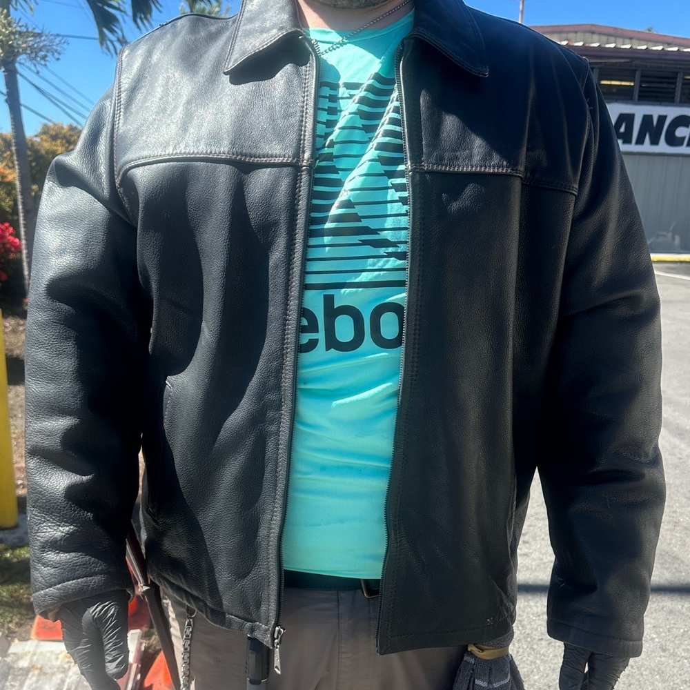 Men's Classic Columbia Black Bomber Jacket